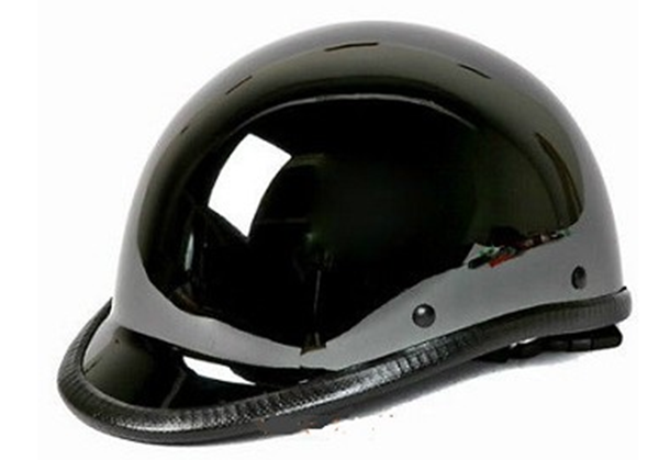 Novelty Motorcycle Helmet - Black Chrome - Jockey Polo - HC104-01-DL Size Chart
