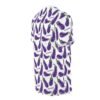 Doodle Eggplant Emoji - Text Schwing - Purple Green on White - Unisex Tee - T-Shirt