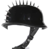 Novelty Motorcycle Helmet - Spiked - Gloss Black - German - H402-02-DL Novelty Motorcycle Helmet - Spiked - Gloss Black - German - H402-02-DL