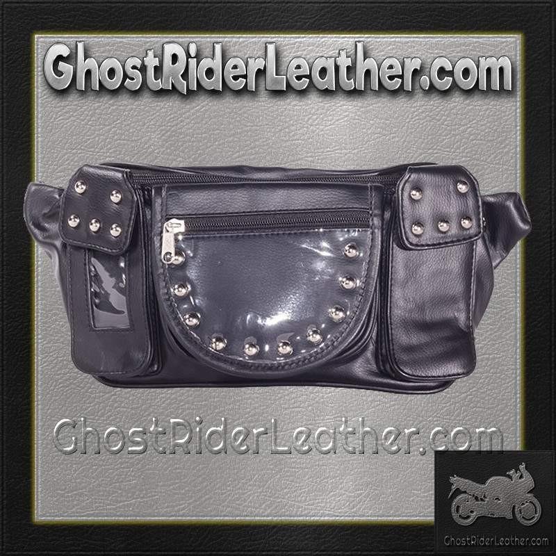 Motorcycle Magnetic Tank Bag with Studs - TB3038-PV-DL