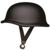 Novelty Motorcycle Helmet - Dull Black - German - AL3810-AL