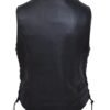 Leather Motorcycle Vest - Women's - Zipper Pockets - 6892-00-UN