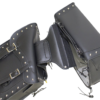 Saddlebags - PVC - Studs - Gun Pockets - Zip Off - SD4090-PV-DL