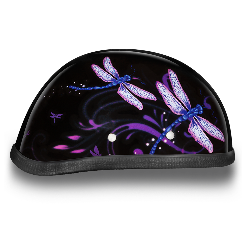 Novelty Motorcycle Helmet - Dragonfly - Eagle Shorty - 6002DF-DH