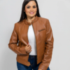 Leather Jacket - Women's - Many Colors - Favorite - WBL1025-WB