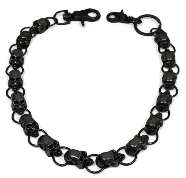 Wallet Chain - Gun Metal - Key Chain Leash - Chain Link - WTC9-GM-DL