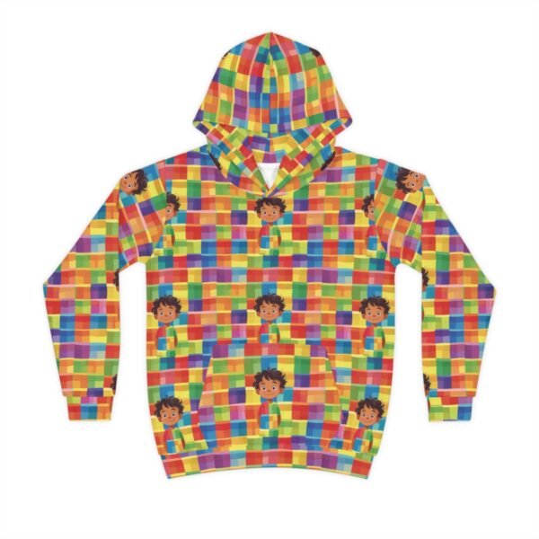 Joe's Technicolor Coat - Rainbow Colors - Children's Hoodie (AOP)