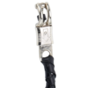 Get Back Whip - Black Leather - 42 Inches Long - With 8 Ball - GBW1-BB-DL