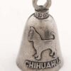 Chihuahua Dog - Pewter - Motorcycle Guardian Bell - Made In USA - SKU GB-CHIHUAHUA-DS