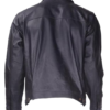 Men's Leather Shirt Jacket with Button Closure - MJ778-DL