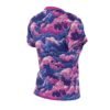 Crashing Waves - Anime Style - Pink and Blue - Women's Cut & Sew Tee (AOP)