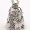 Koi Fish - Pewter - Motorcycle Guardian Bell® - Made In USA - SKU GB-KOI-FISH-DS