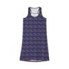 Diamond Abstract - Tiny Print - Multi Colors - Women's Racerback Dress (AOP)