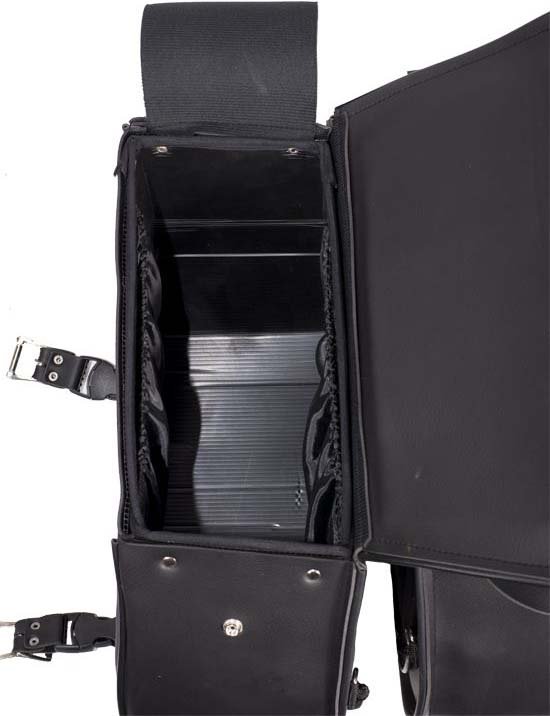 Saddlebags - PVC - Flame - Gun Holster - Motorcycle - SD-FLAME-PV-DL