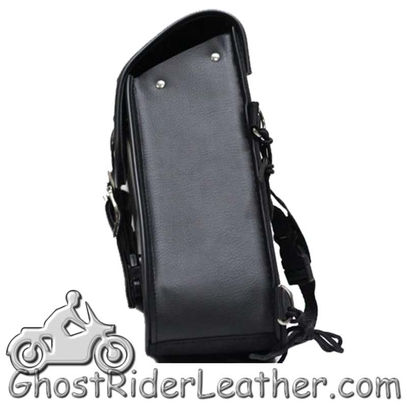 Swing Arm Bag - PVC - Right - Studs - Motorcycle Storage - SD4093-STUD-SOLO-DL