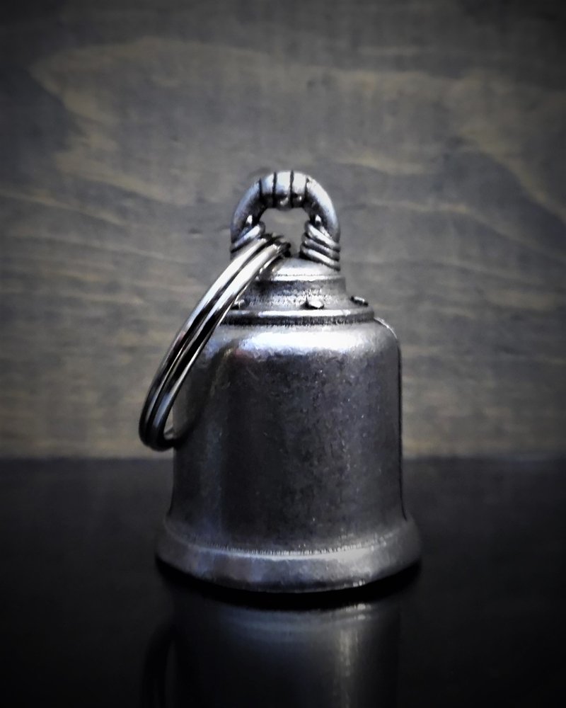 Maltese Cross - Pewter - Motorcycle Gremlin Bell - Made In USA - SKU BB25-DS