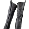 Women's Low Rise Leather Chaps - Studs - Premium Leather - C1007-11-DL