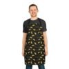 Neon Taco Doodles - Red Green Yellow on Black - Taco Novelty Apron (AOP)