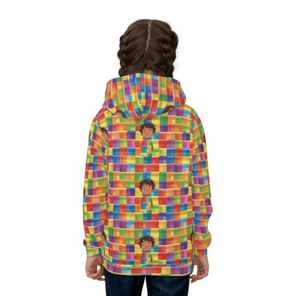 Joe's Technicolor Coat - Rainbow Colors - Children's Hoodie (AOP)
