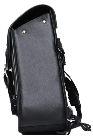Swing Arm Bag - PVC - Right - Studs - Motorcycle Storage - SD4093-STUD-SOLO-DL