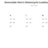 Leather Motorcycle Vest - Men's - Downside - Black with White Stitching - Up To 5X - FIM693-QLT-WH-FM