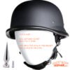 Novelty Motorcycle Helmet - Flat or Gloss Black - German - Spike - Kit - H402-502-SP400-KIT-DL Novelty Motorcycle Helmet - Flat or Gloss Black - German - Spike - Kit - H402-502-SP400-KIT-DL