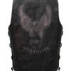 Leather Vest - Men's - Distressed Brown - Live To Ride - Eagle - Up To 60 - MV3090-12N-DL