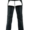 Leather Chaps - Women's - Hip Set - Stretchy Thighs - DS-490-DS
