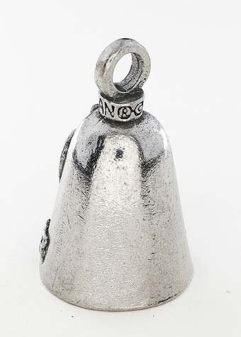 #1 Teacher - Pewter - Motorcycle Guardian Bell - Made In USA - SKU GB-#1-TEACHER-DS