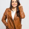 Leather Motorcycle Jacket - Women's - Choice of 5 Colors - Rebel - WBL1390-WB