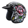 DOT Motorcycle Helmet - Tribal Design - Open Face - Cruiser - DC6-T-DH