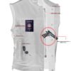 Leather Motorcycle Vest - Men's - Side Laces - Up To 12XL - Big and Tall - DS178-DS