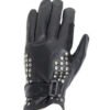 Leather Riding Gloves - Women's - Studs - Full Finger - Motorcycle - GL2079-DL