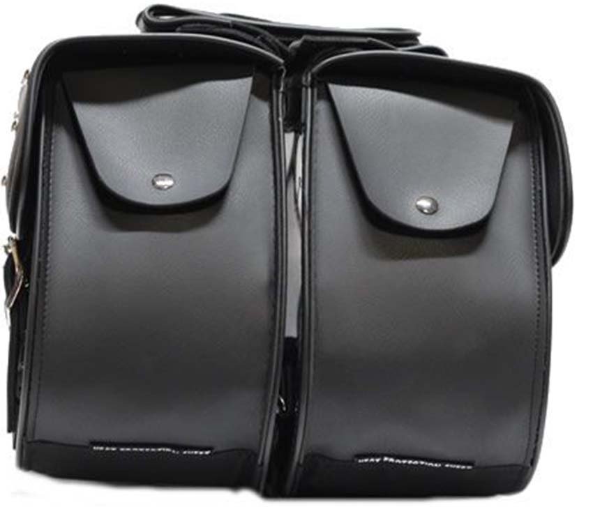 Saddlebags - PVC - Slanted - Studs - Motorcycle Luggage - SD4055-PV-DL