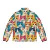 Colorful Cats - Multiple Colors - Men's Puffer Jacket (AOP)