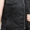 Women's Canvas Vest - Concealed Carry - Club Style - Ludlow - FIL516CNVS-FM