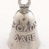Come And Take Them - Molon Labe - Pewter - Motorcycle Guardian Bell - Made In USA - SKU GB-COME-A-TAKE-DS