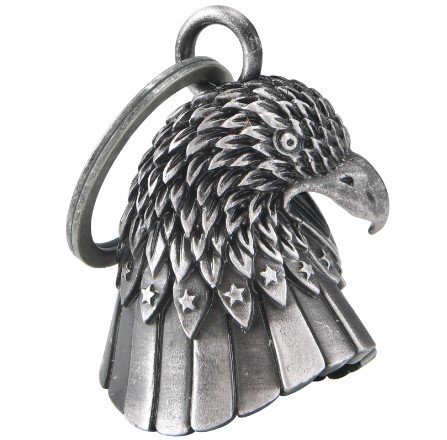 Motorcycle Ride Bell - 3D - Eagle - Stars - Spirit Bell - Gremlin - DBL32-L-DL