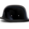 Novelty Motorcycle Helmet - High Gloss Black - German - 1004A-DH