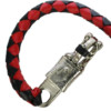 Get Back Whip - Black and Red Leather - 36 Inches - GBW6-11S-DL