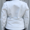 Leather Motorcycle Jacket - Women's - White - Classic Biker - AL2124-AL