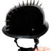 Novelty Motorcycle Helmet - Spiked - Gloss Black - German - H402-02-DL Novelty Motorcycle Helmet - Spiked - Gloss Black - German - H402-02-DL