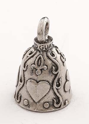 Poker - Pewter - Motorcycle Guardian Bell® - Made In USA - SKU GB-POKER-DS