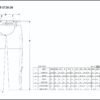 Leather Chaps - Unisex - Black - Motorcycle - 720-00-UN Size Chart
