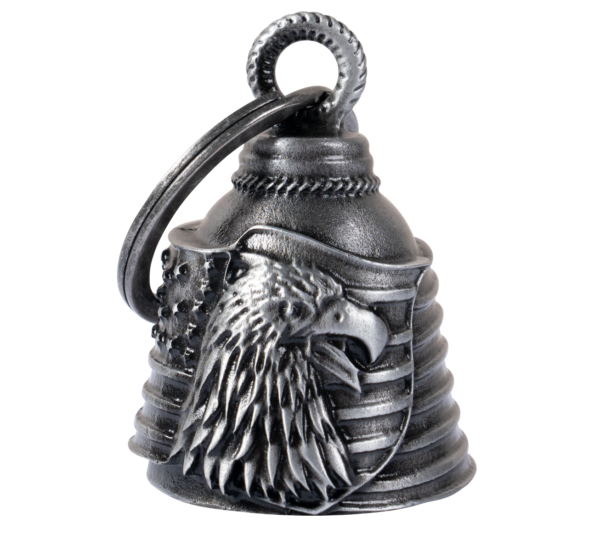 Motorcycle Ride Bell - 3D - Eagle - USA Flag - Spirit Bell - Gremlin - DBL89-11-DL