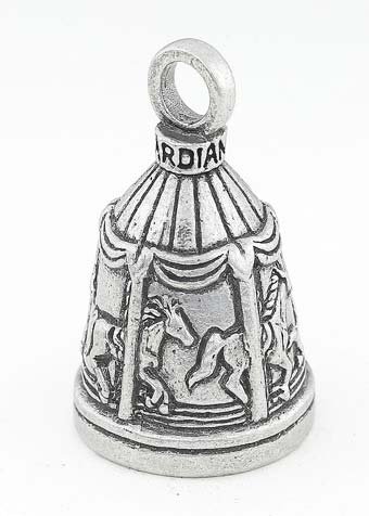 Carousel - Pewter - Motorcycle Guardian Bell - Made In USA - SKU GB-CAROUSEL-DS
