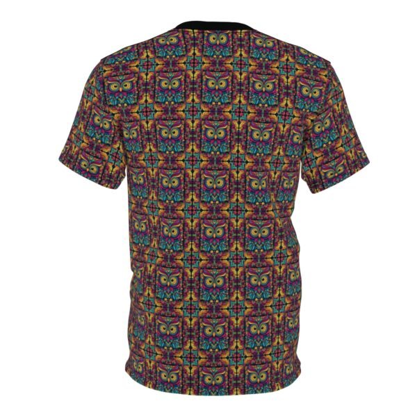Owl Mandala - Small Print - Multi Colors - Unisex Tee - T-Shirt
