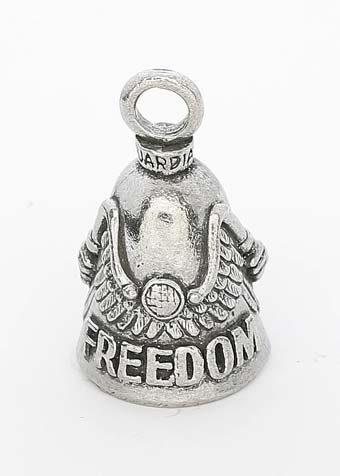 Freedom Rider - Pewter - Motorcycle Guardian Bell® - Made In USA - SKU GB-FREEDOM-RID-DS