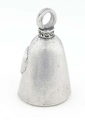 Celtic Heart - Pewter - Motorcycle Guardian Bell - Made In USA - SKU GB-CELTIC-HEART-DS