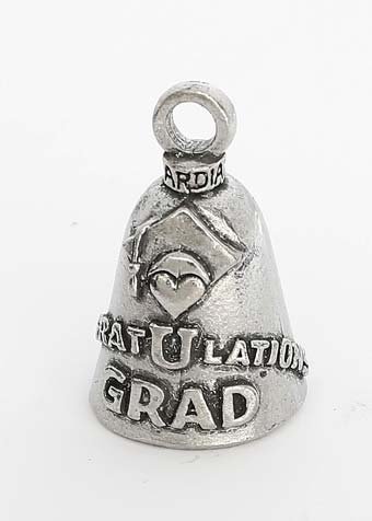 Graduate - Pewter - Motorcycle Guardian Bell® - Made In USA - SKU GB-GRADUATE-DS
